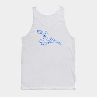 dino_019-blue Tank Top